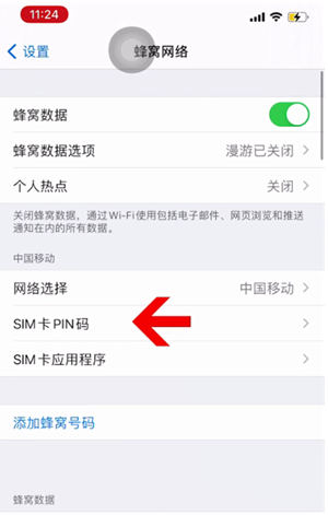 南山苹果14维修网分享如何给iPhone14的SIM卡设置密码 